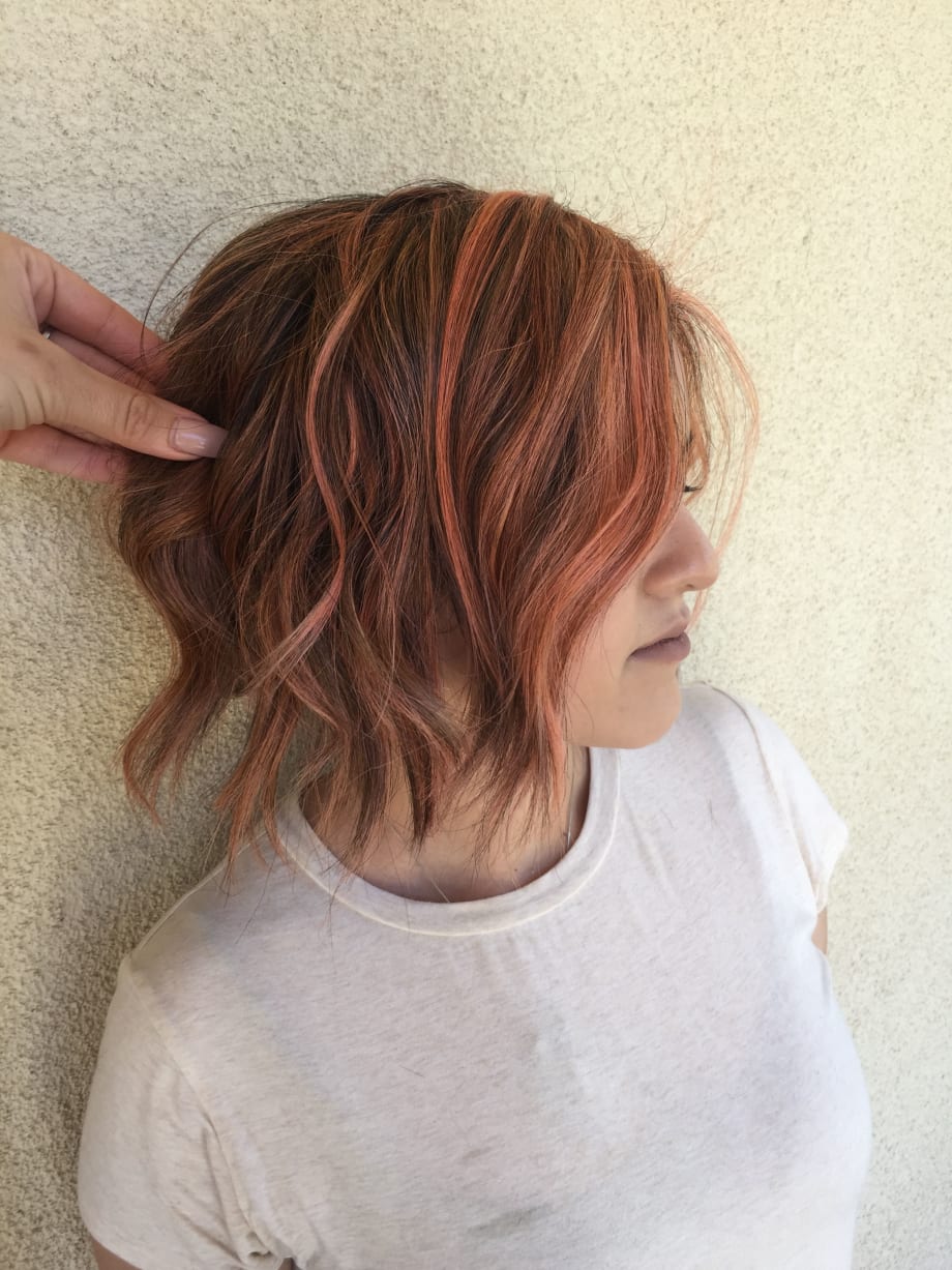 MAKEOVER: Faded Silver to Dimensional Peach