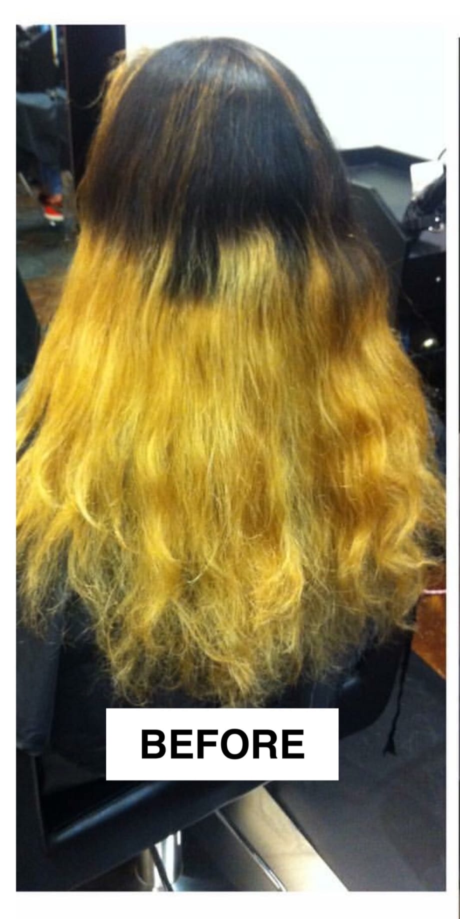 QUITE THE JOURNEY: Yellow Ombre To Bombshell Blonde