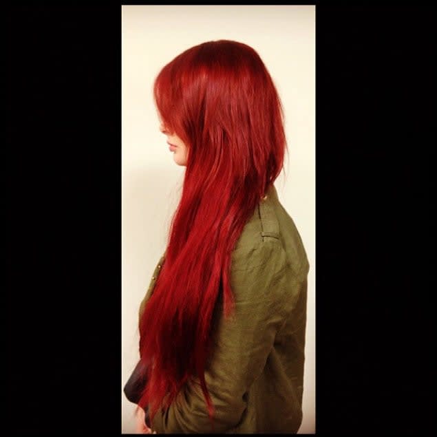 #redhairdressers for National Wear Red Day