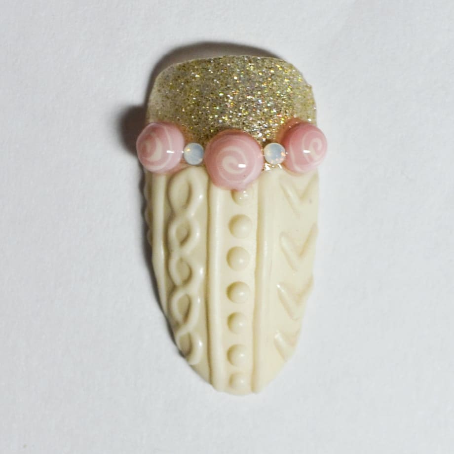Cozy Country Bridal Nails