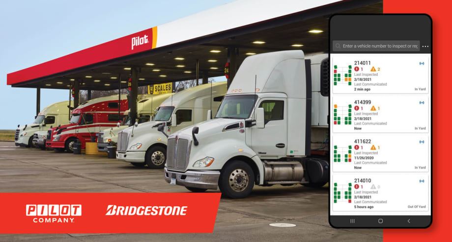 Pilot, Bridgestone Create Fleet Tire Monitoring Network