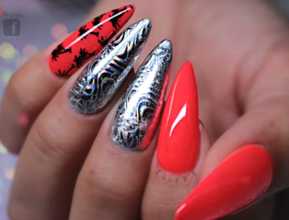 Bright Vacation Nail Design Tutorial