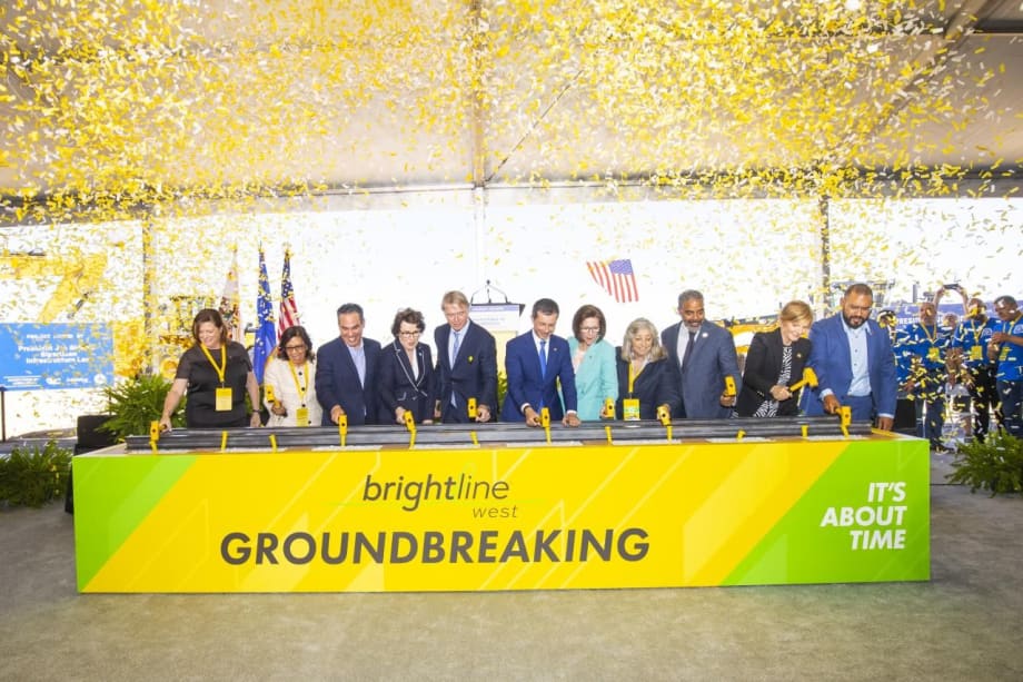 Brightline West Breaks Ground on High-Speed Rail Line