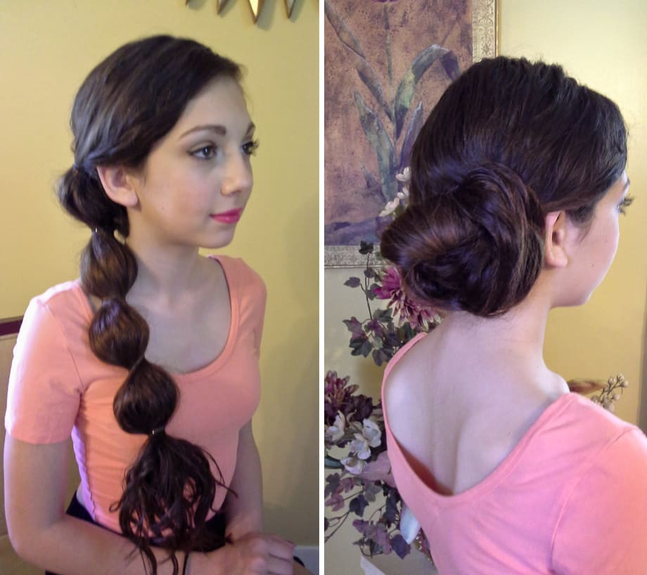 How-To: Day-to-Night Bubble Pony Chignon