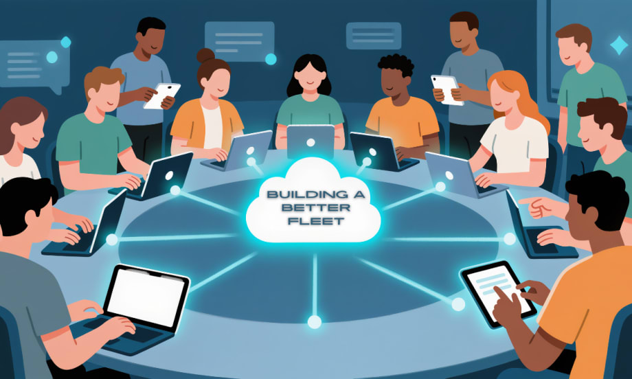 Image of people collaborating in focus group