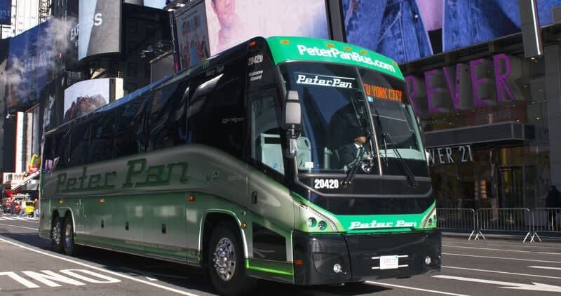 Peter Pan Bus Lines Becomes First US Bus Company to Eliminate Booking Fees