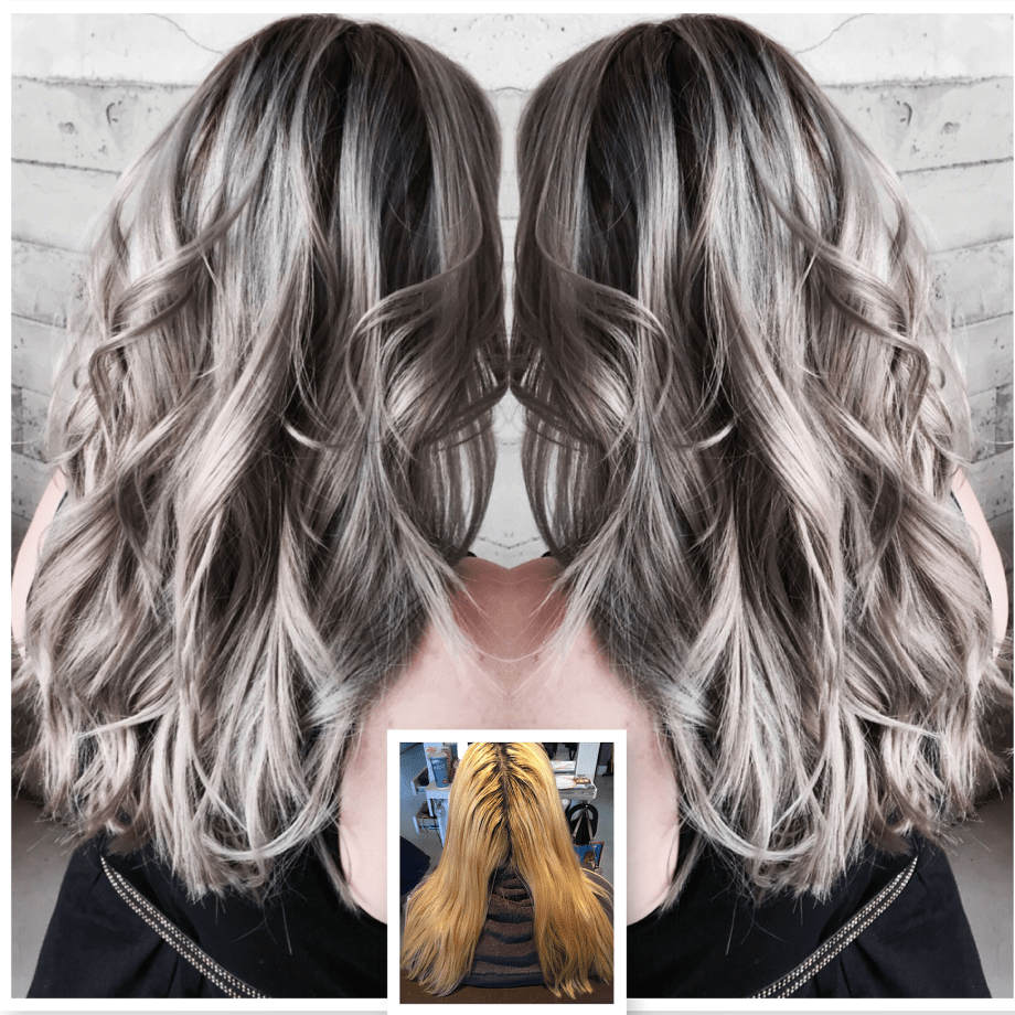 How-To: Blonde to Edgy Silver