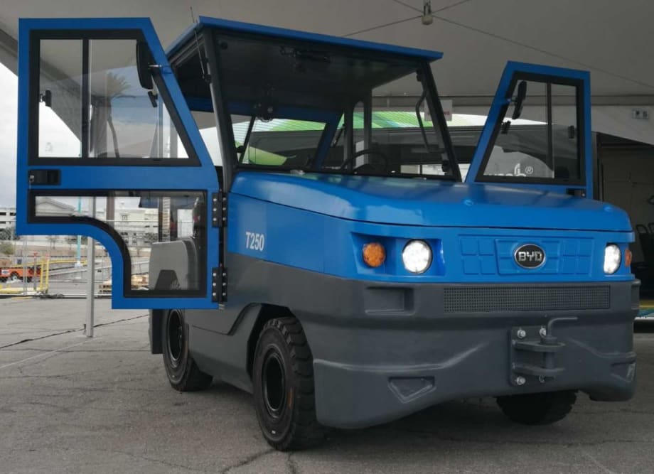 BYD Unveils Airport Ground Service Tow Tractors