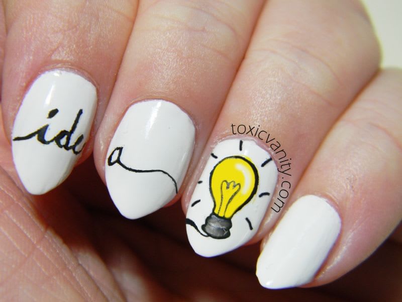 Celebrate Thomas Edison’s Birthday With Illuminating Nail Art