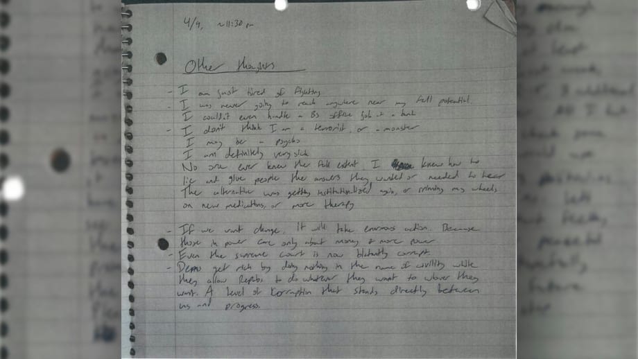 Louisville Authorities Release Manifesto of Mass Killer Who Critically Wounded Rookie Officer