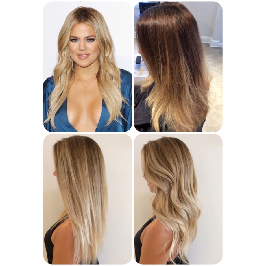 Khloe Blonde Sombre