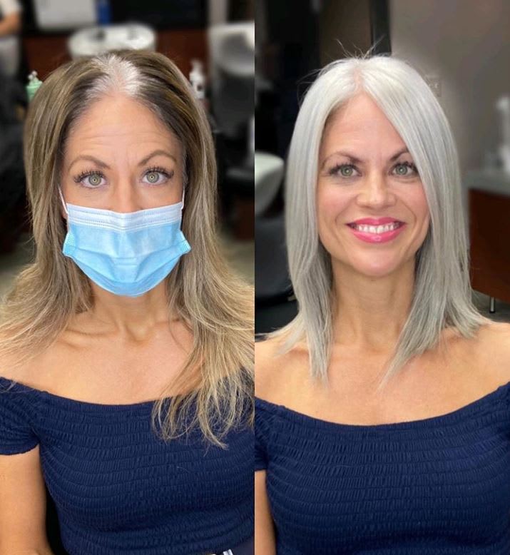 MAKEOVER: 8 Hours to a Natural Silver 