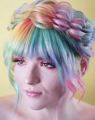 TRENDING NOW: Rainbow Bushel Crown Braid 