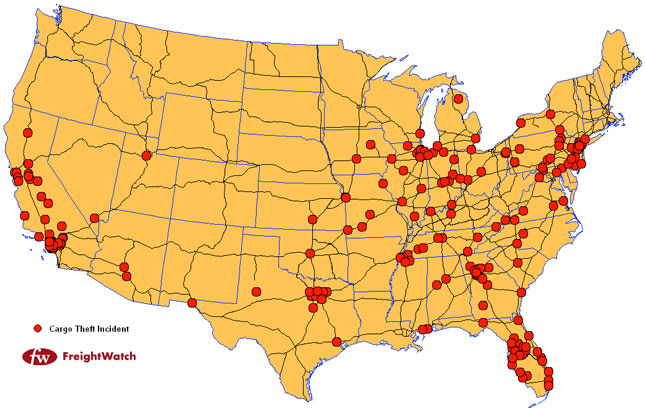 Cargo Theft Reaches Record High in 2011