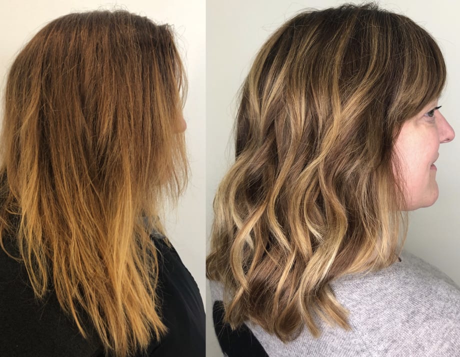 Makeover: Balayage and Babylights For a Fresh Bronde