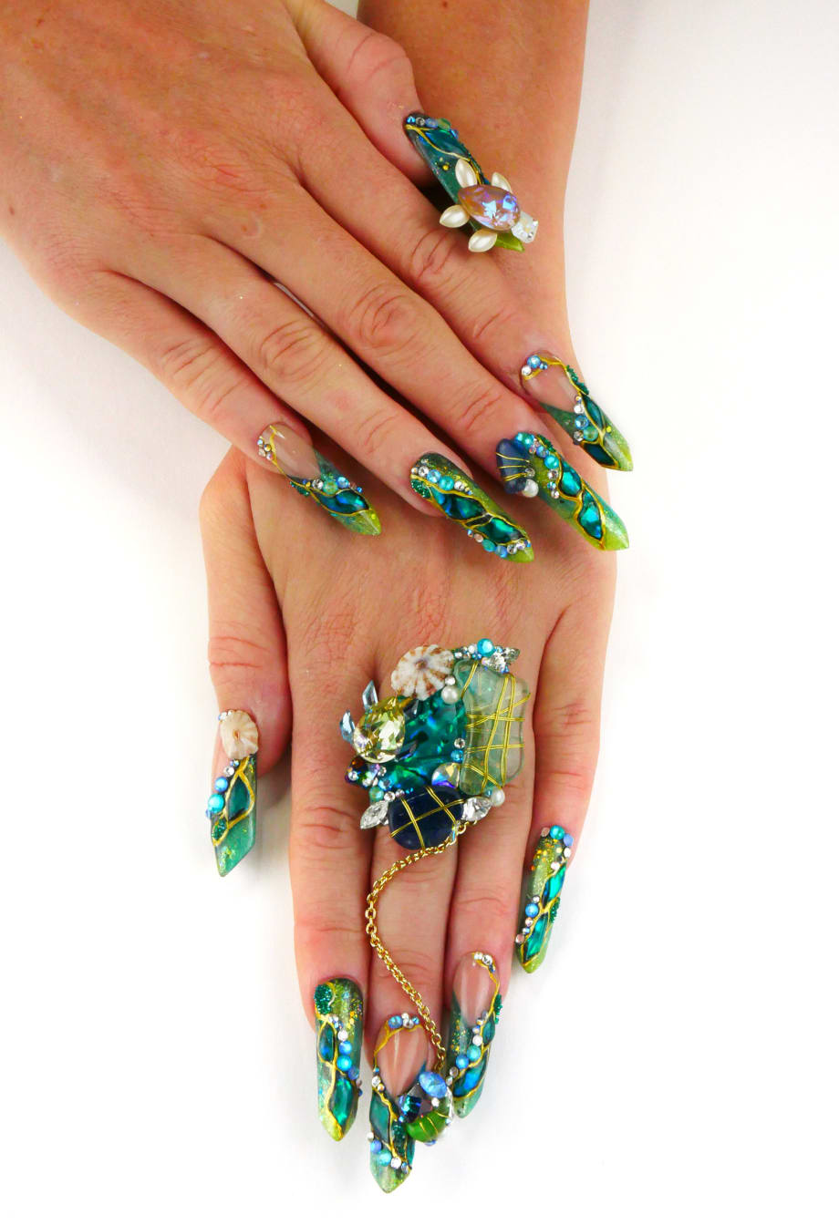 NTNA S. 7 Pre-Challenge 2: Ascension Island Nail Art (Carrie-Leigh)