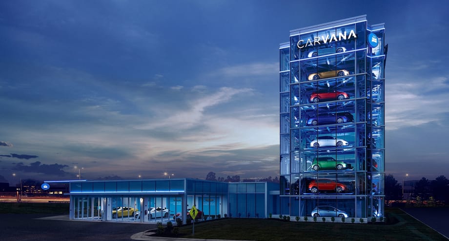Carvana Unveils First Vending Machine in California