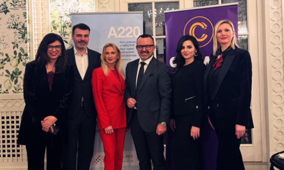 Carwiz International team at a celebration with Croatia airlines.