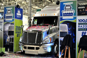 Daimler Celebrates 100,000th Cascadia From Plant in Mexico