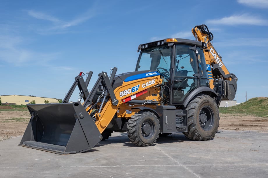 CASE Releases Electric Backhoe Loader