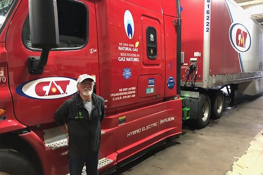 C.A.T.’s Natural Gas Trucks Get Boost with Hyliion E-axles
