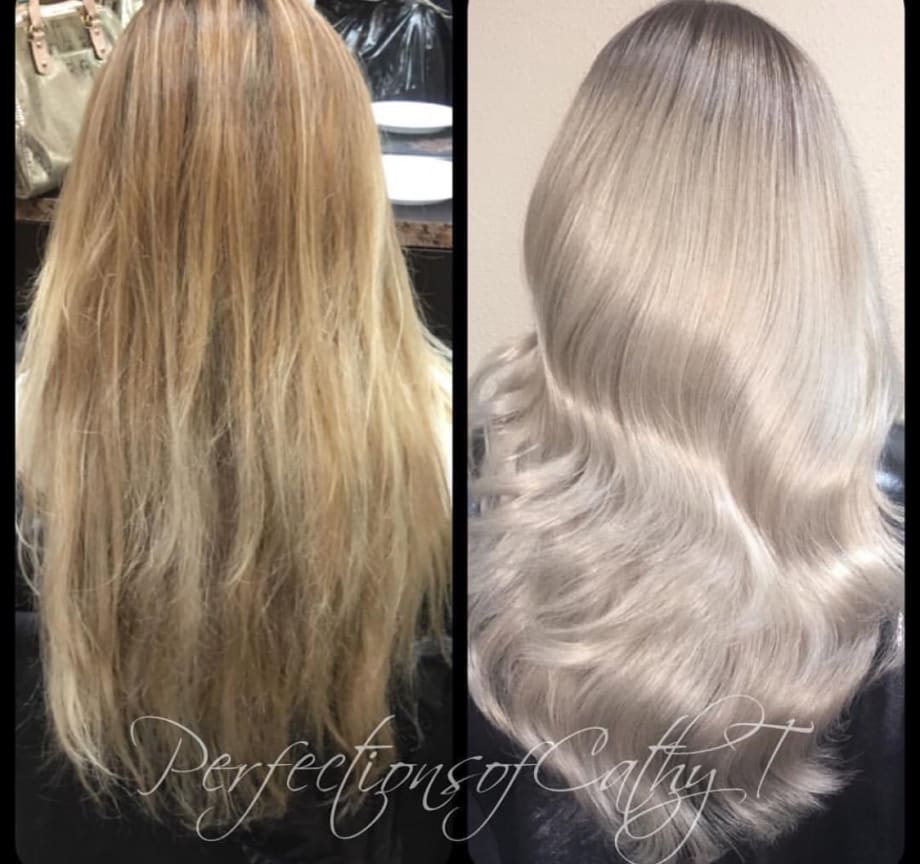 COLOR CORRECTION: Brassy and Damaged To Frosty Perfection