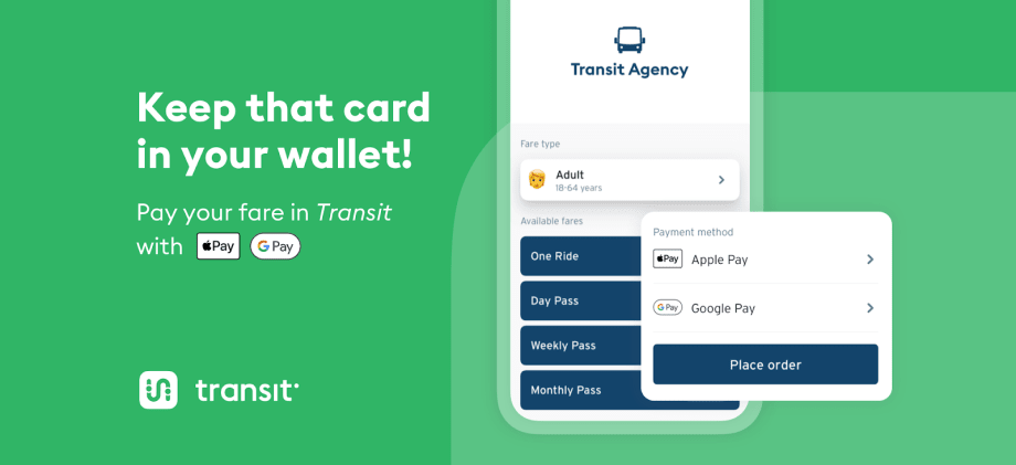 Apple Pay, Google Pay Now Available in Transit App