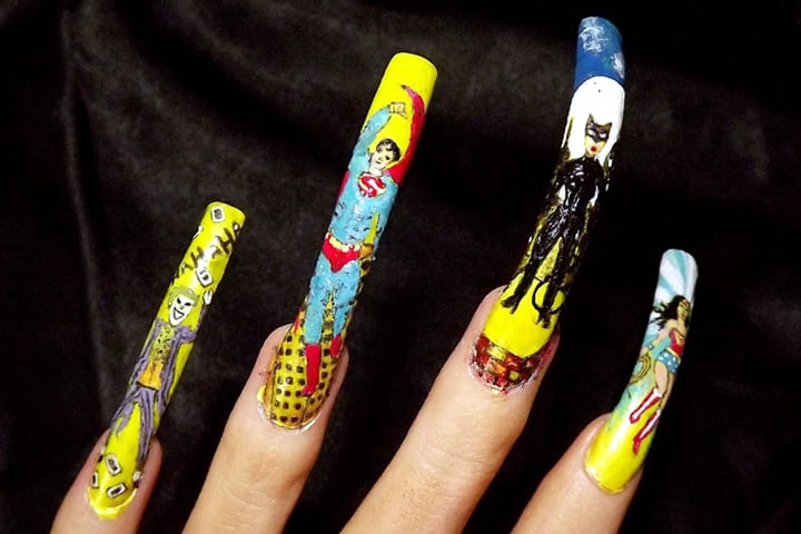Comic-Con Nails: Comic Book Nail Art for Heroes and Villains