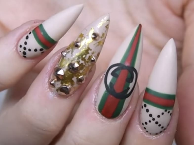 Gucci Gel Nails Tutorial