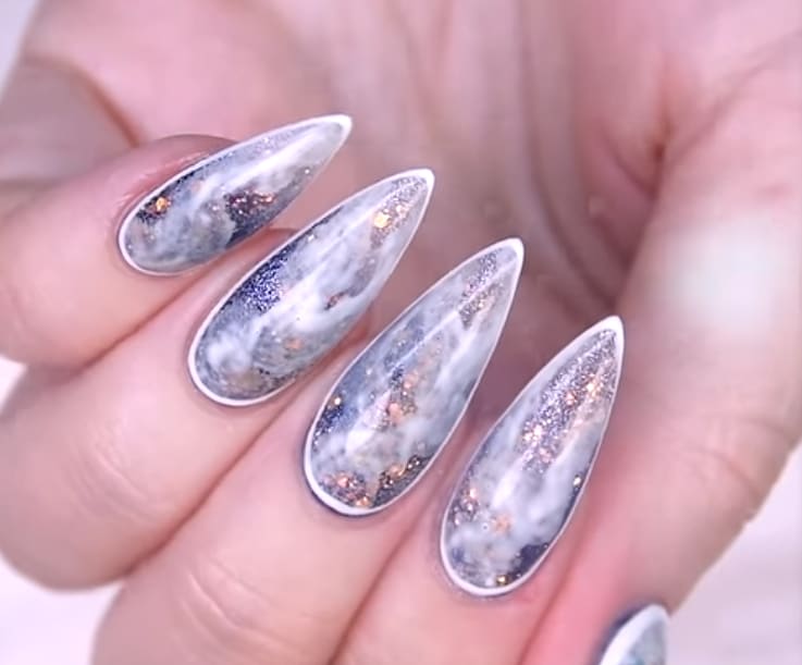 Scandinavian Winter Nail Art Tutorial