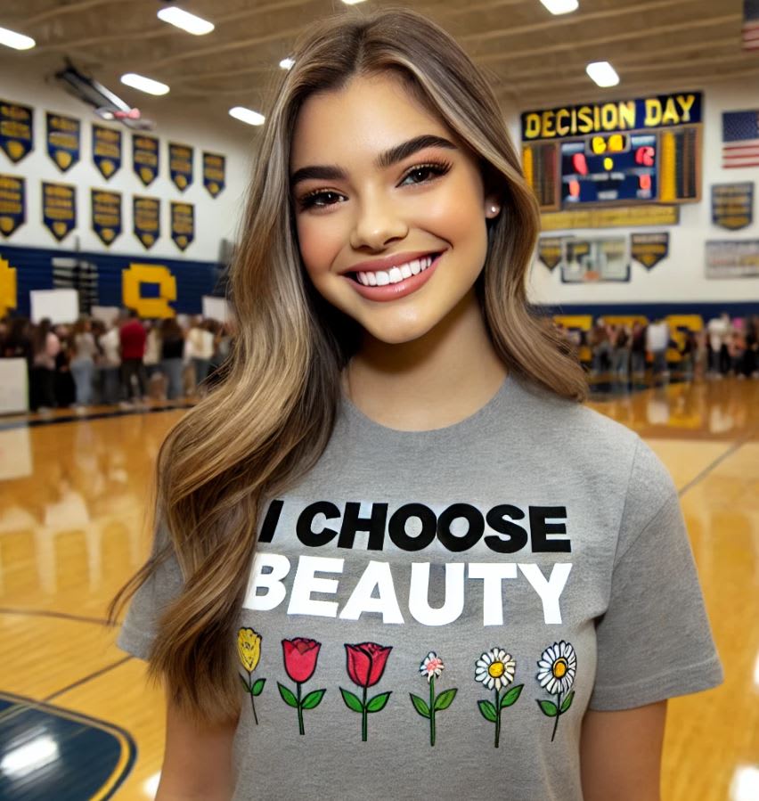 A smiling young woman