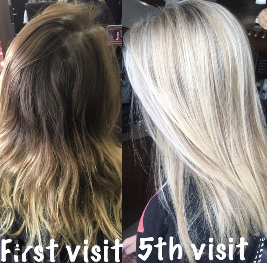 Brassy to Blonde in 5 Sessions