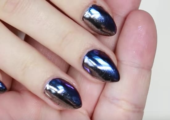 Hard Gel Removal + Chrome Nails Tutorial