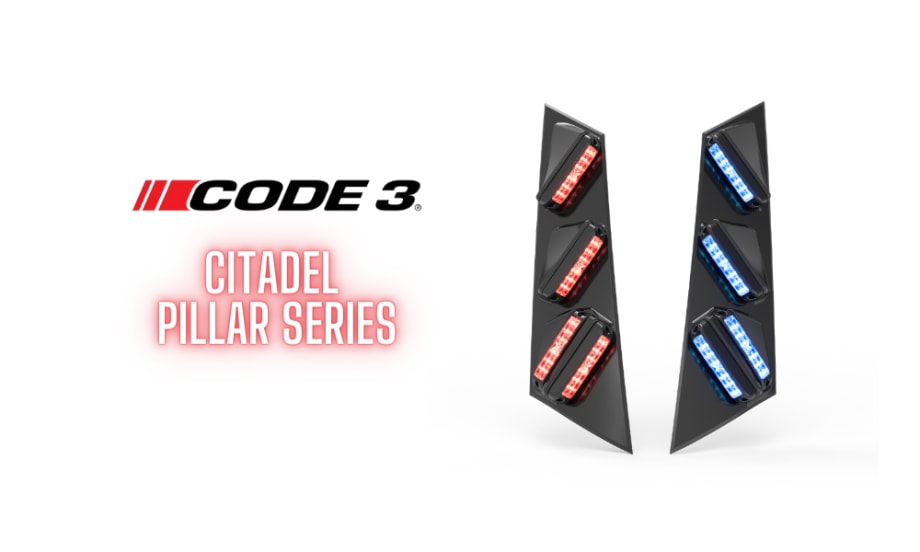 Citadel Pillar Series Lights Integrate Seamlessly with Popular Police Models