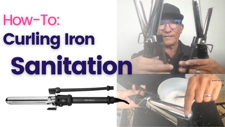 How To Clean and Sanitize Your Curling Iron