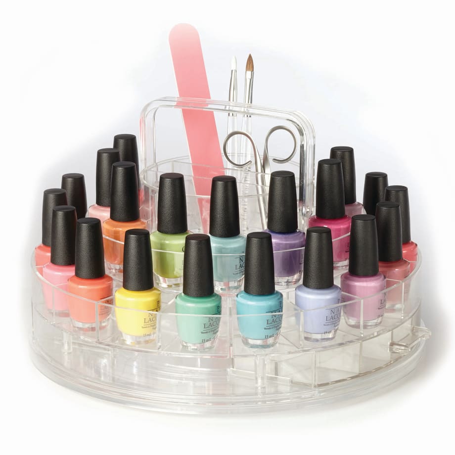 Clearly Chic Polish Storage