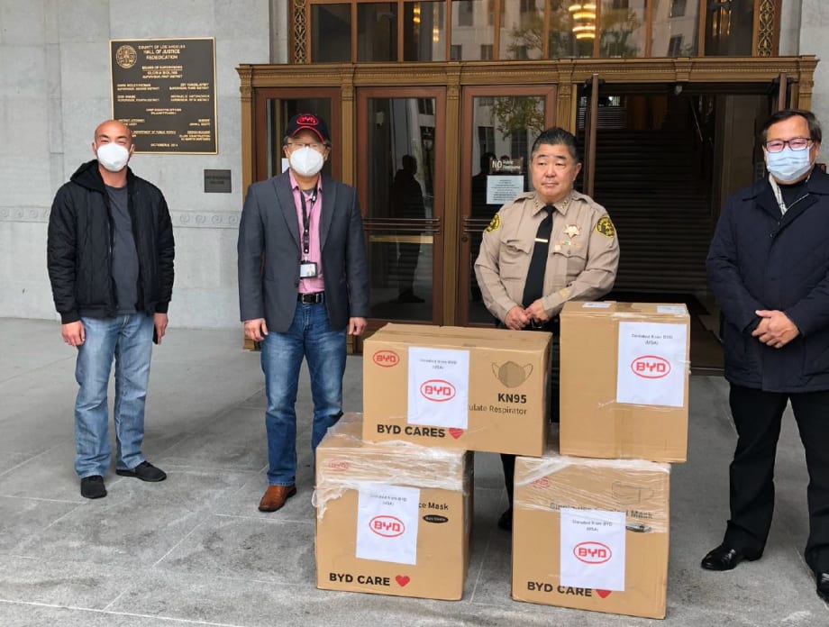 BYD Pledges $1 Million in Medical Supply Donations