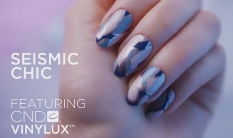 CND Glacial Illusion Seismic Chic Tutorial