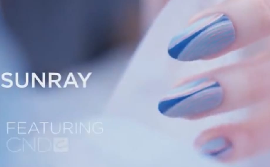 CND Glacial Illusion Sunray Tutorial