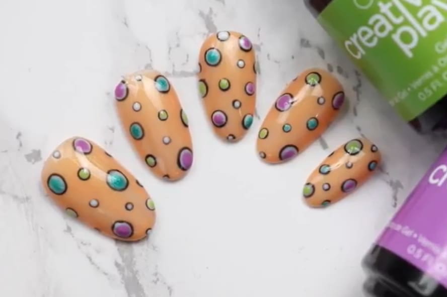 CND Creative Play Gel-Polish Dotticure Tutorial