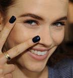 FASHION WEEK: Sophisticated Pink and Deep Sea Nails