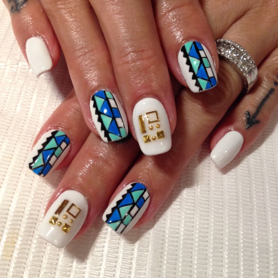 Music Festival Nail Art