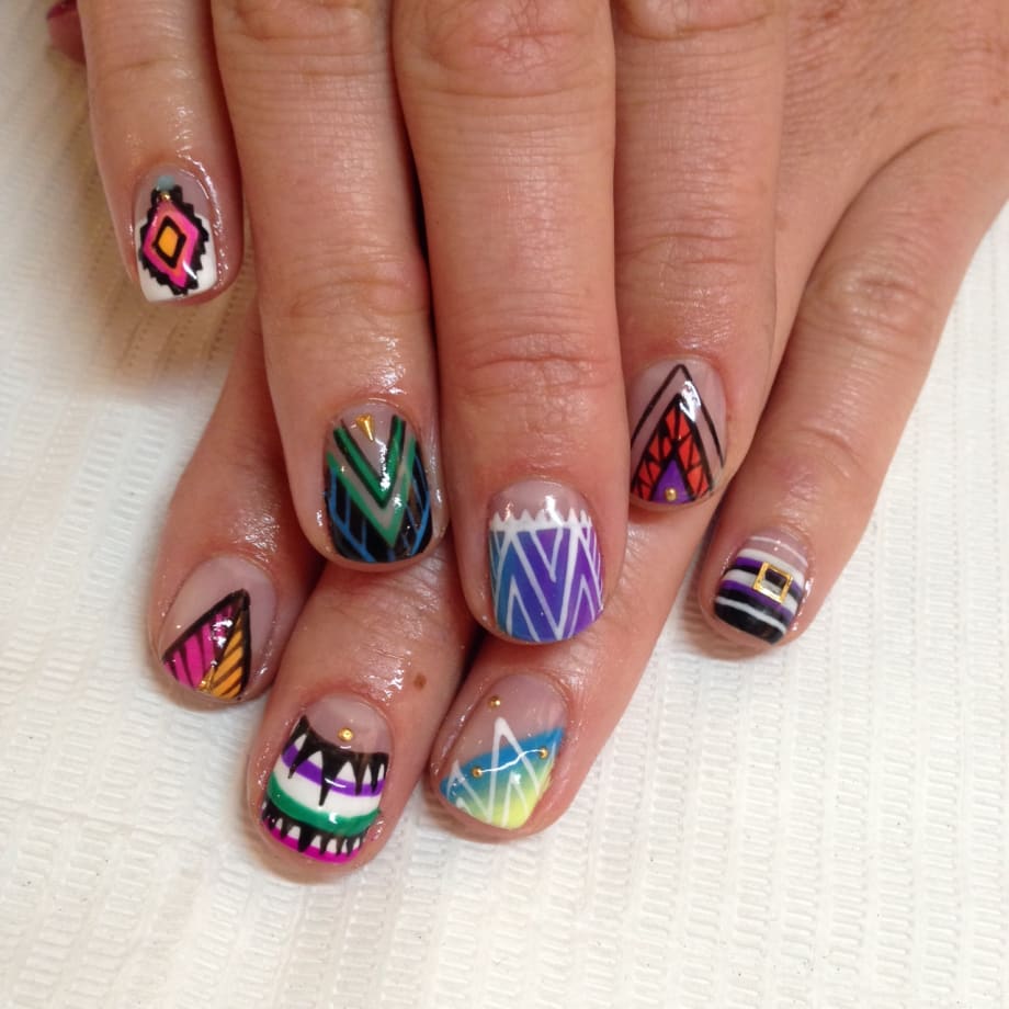 Music Festival Nail Art