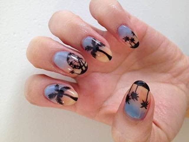 Coachella-Inspired Nail Art