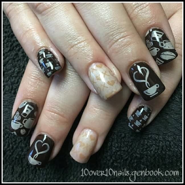 Nail Art for National Coffee Day
