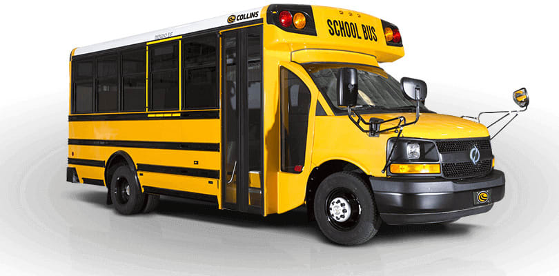 Collins Bus and Lightning eMotors Expanding Type A Electric Buses