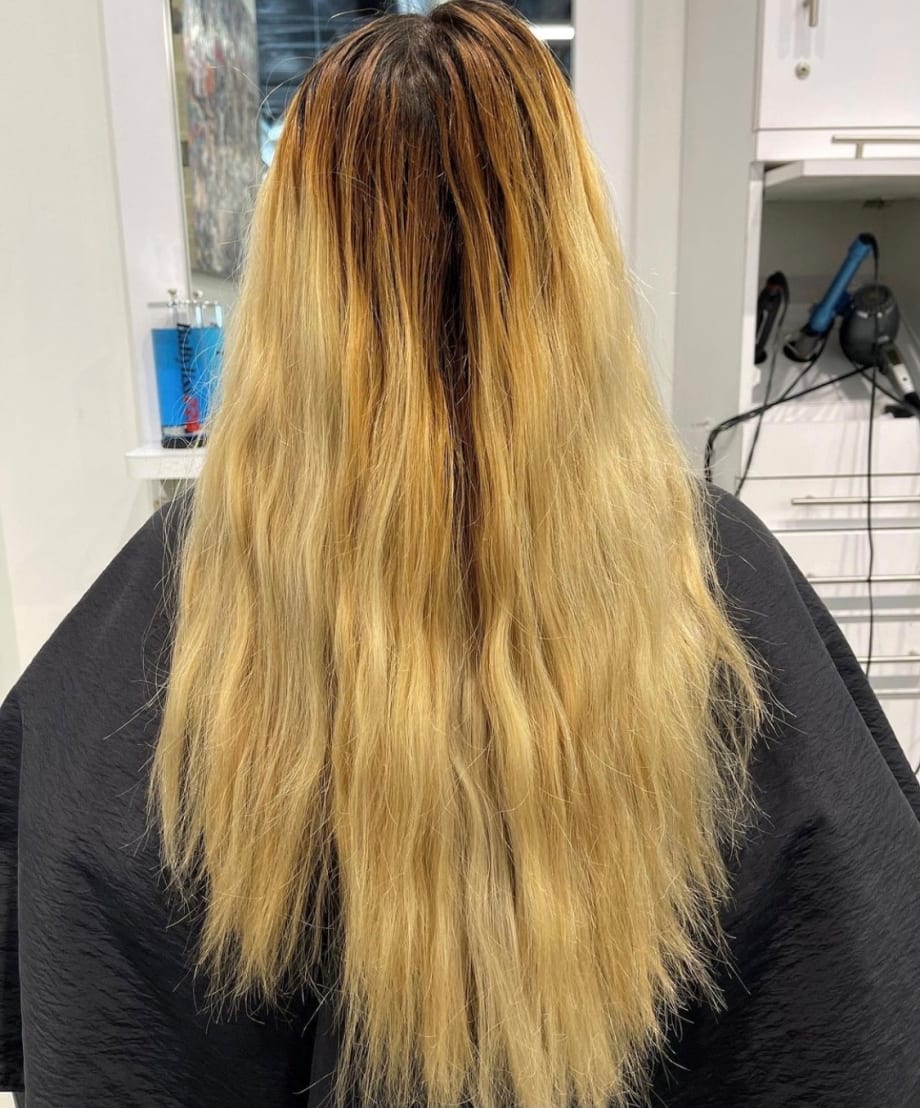Color Correction: At-Home Bleach to Healthy Blended Blonde