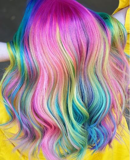 Section Hair in a Star for Stunning Color Results
