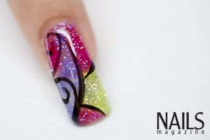 Troubleshooter: Color Blocking with Glitter Acrylic