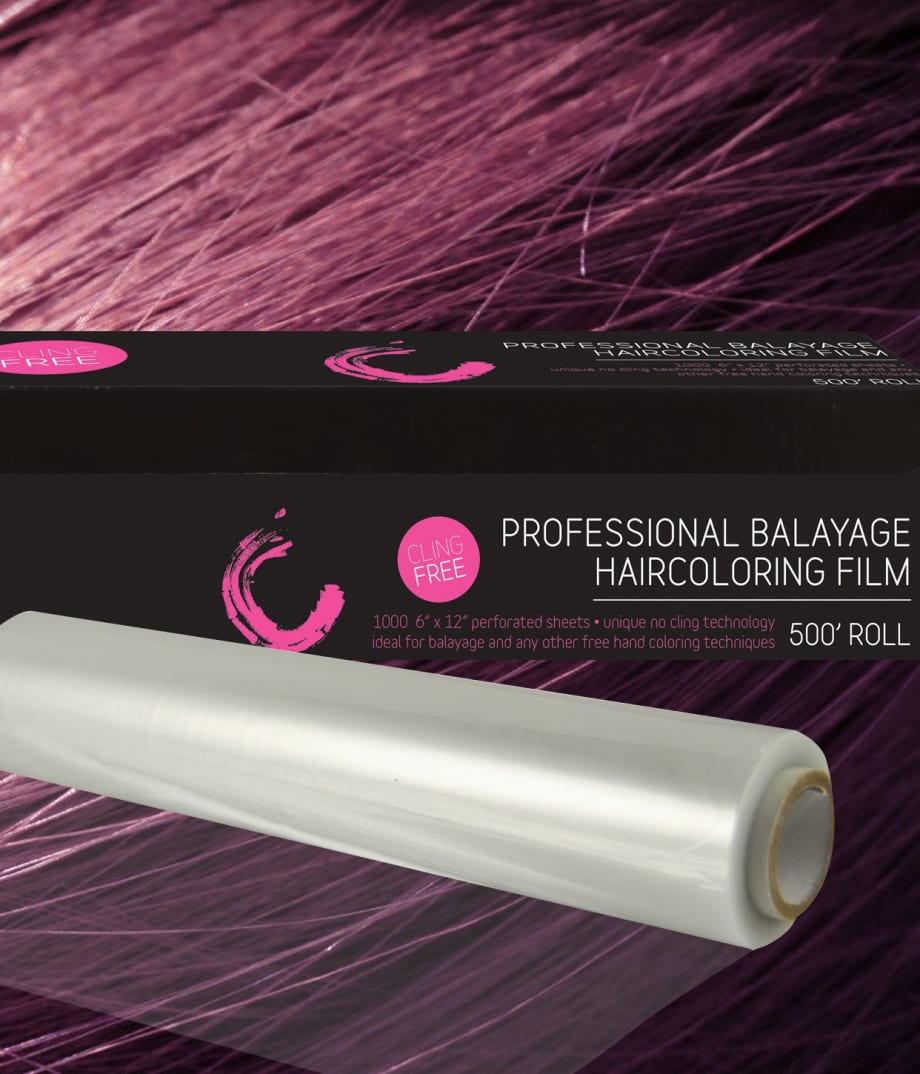 Colortrak's Cling-Free Professional Haircoloring Film